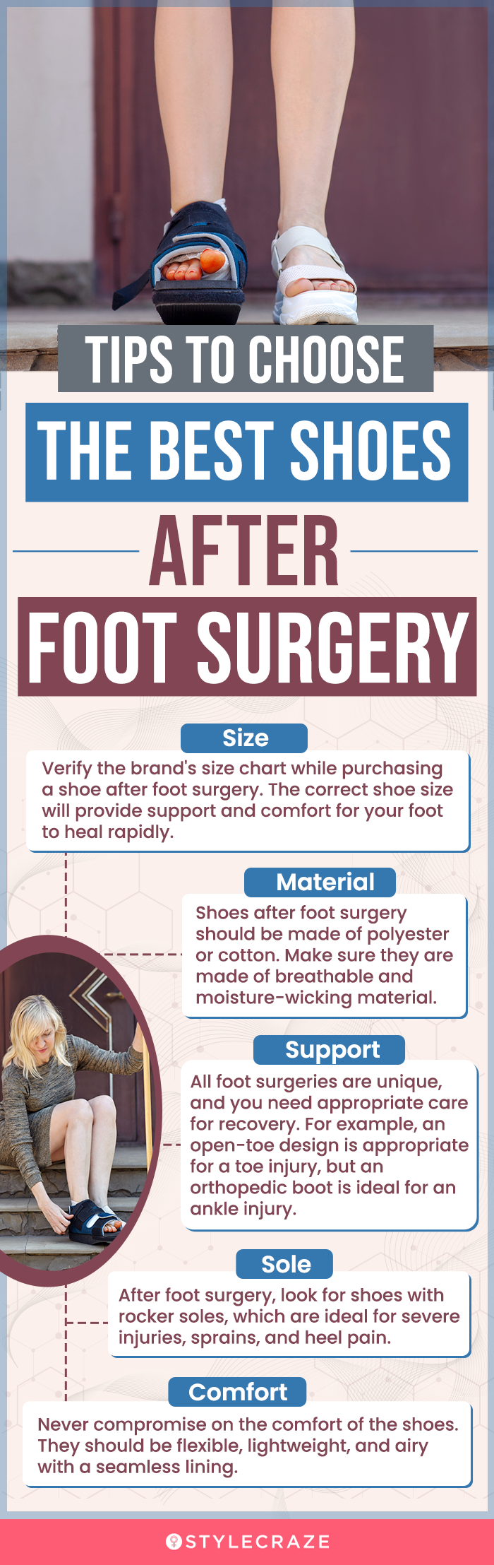 Tips To Choose The Best Shoes After Foot Surgery (infographic)