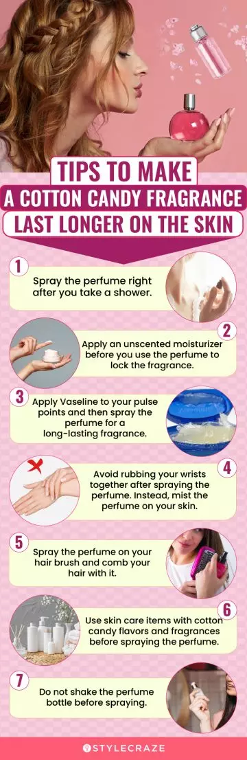 Tips To Make A Cotton Candy Fragrance Lasts Longer On The Skin