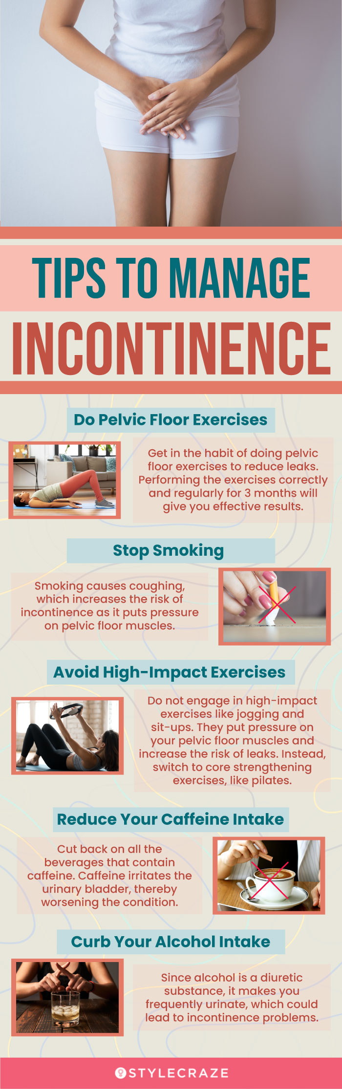Tips To Manage Incontinence (infographic)