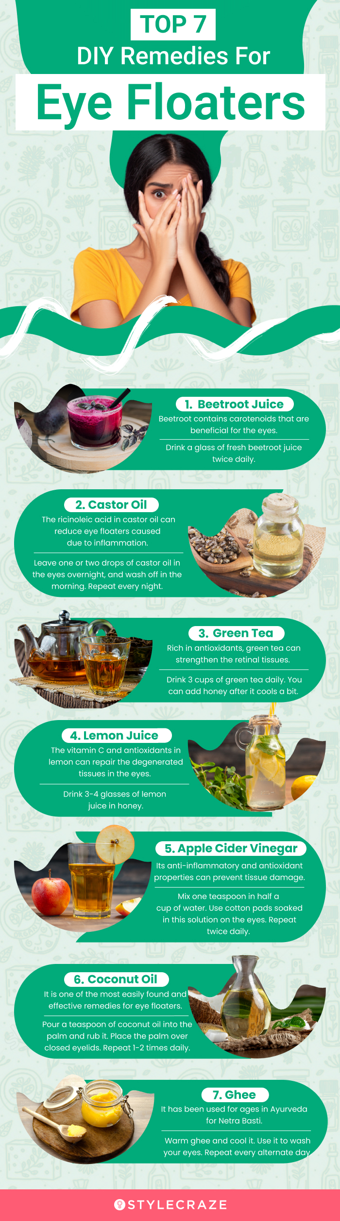 top 7 diy remedies for eye floaters (infographic)