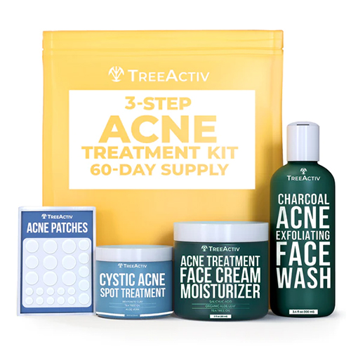 TreeActiv 3 Step Acne Treatment Kit
