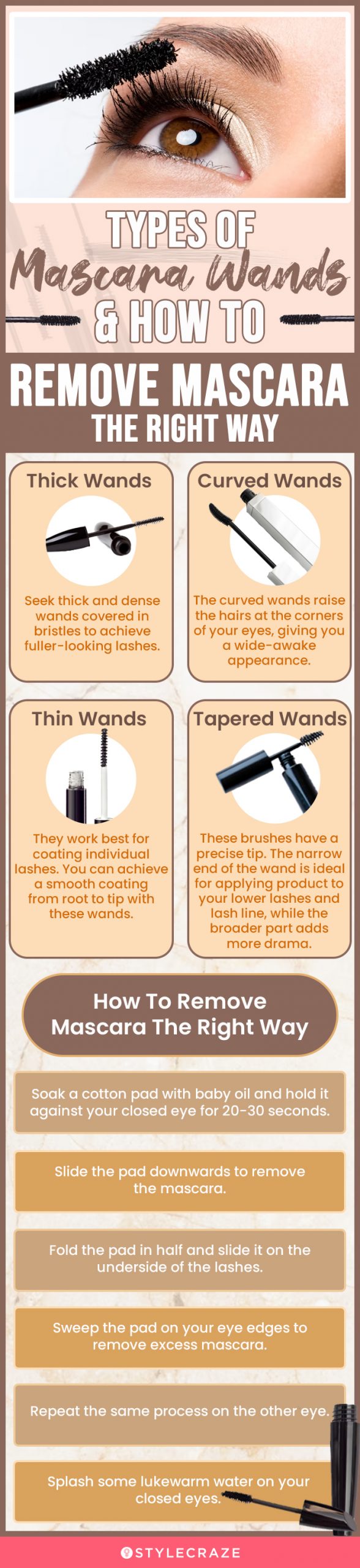  Types Of Mascara Wands & How To Remove Mascara The Right Way
