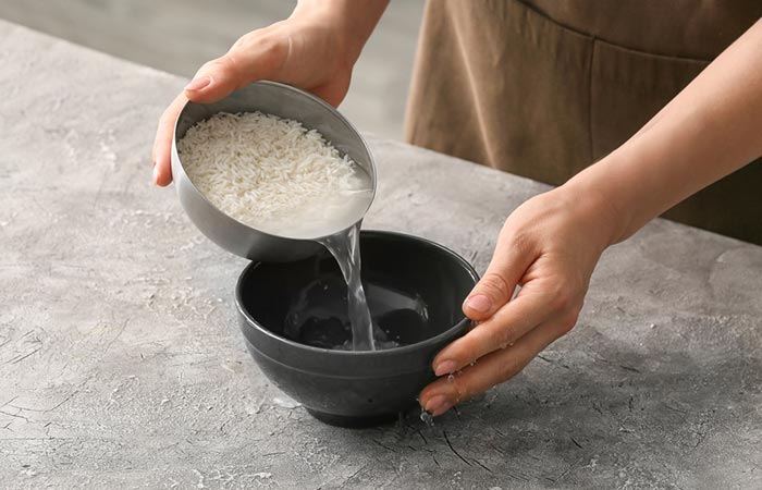 Wash Your Face Using Rice Water