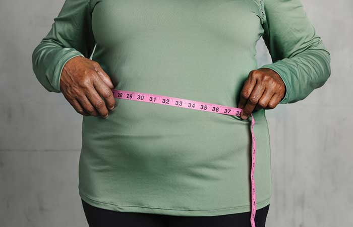 Menopausal woman experiencing belly fat gain may benefit from the Galveston diet