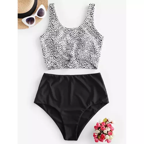 ZAFUL Women’s High Waisted Tankini Swimsuit Set