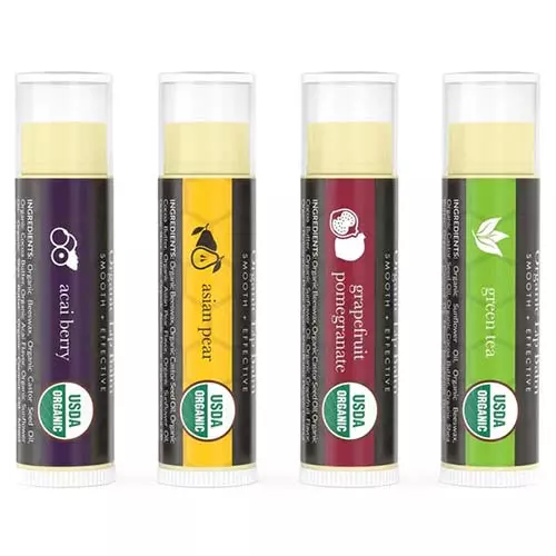 Beauty By Earth Beeswax Lip Balm - Exotic Multi-Pack