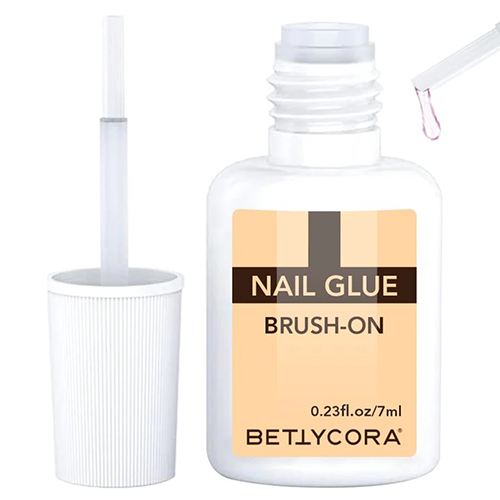 BettyCora Brush on Nail Glue with Nail Glue Remover Kit