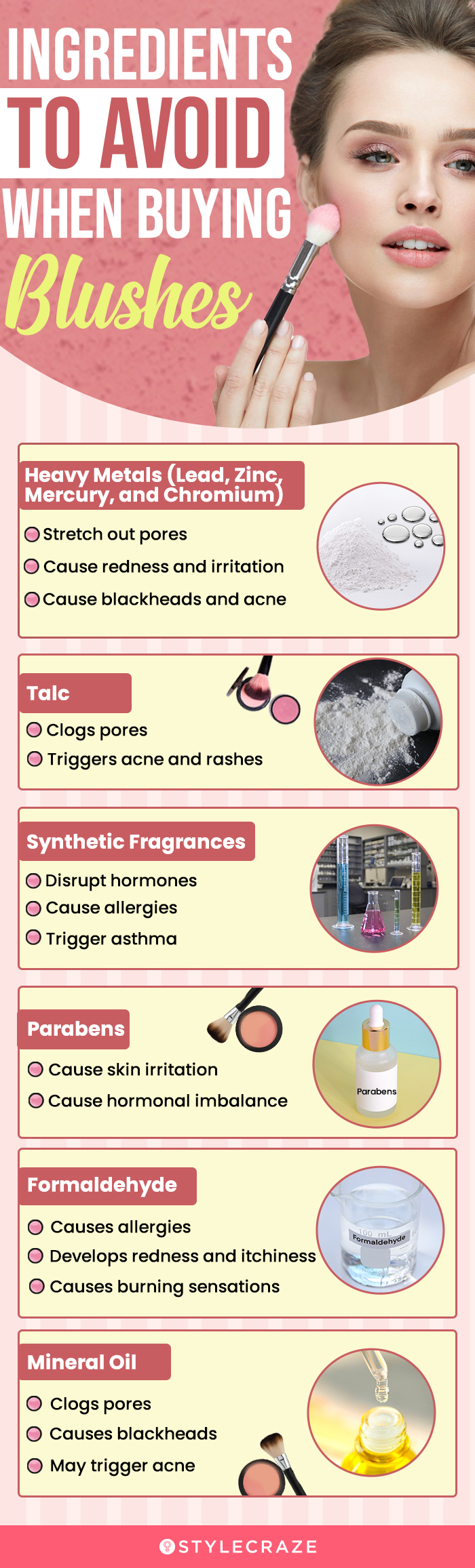 Ingredients To Avoid When Buying Blush (infographic)