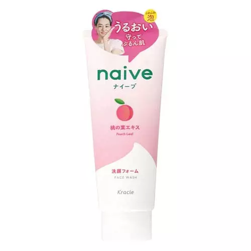 Naive Kracie Peach Leaf Face Wash