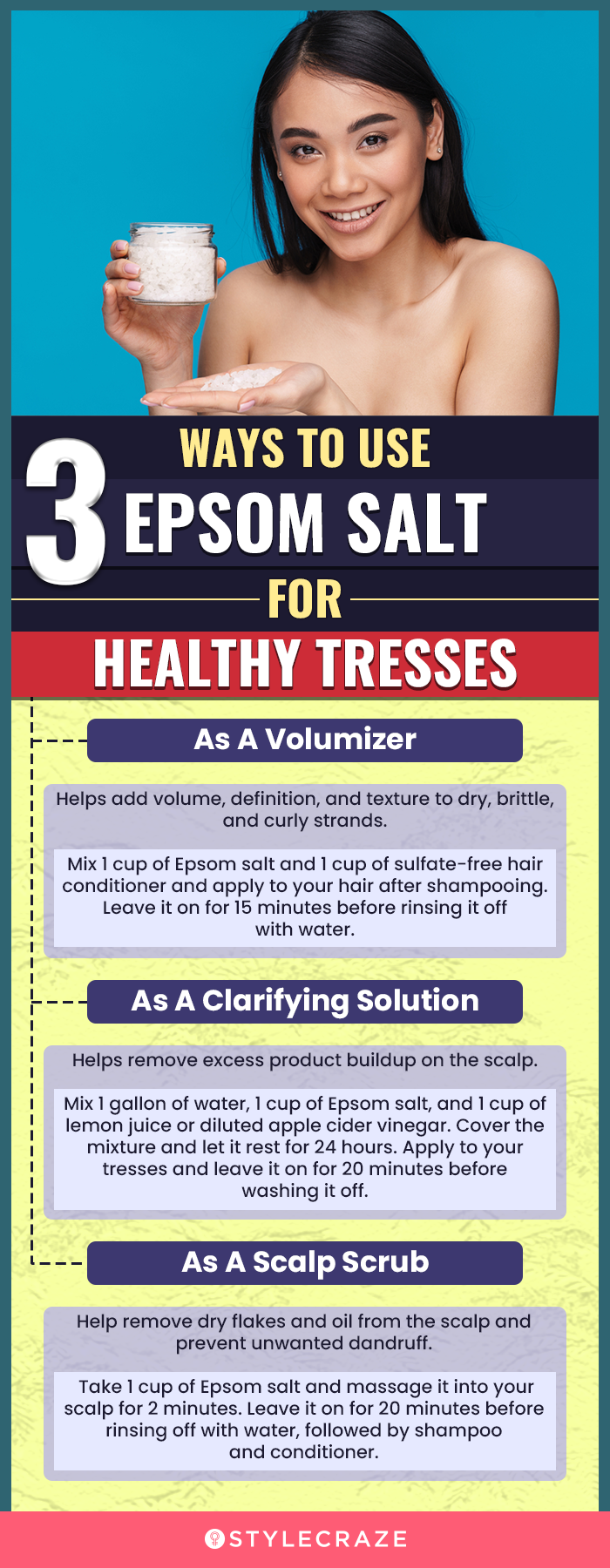 3 ways to use epsom salt for healthy tresses (infographic)