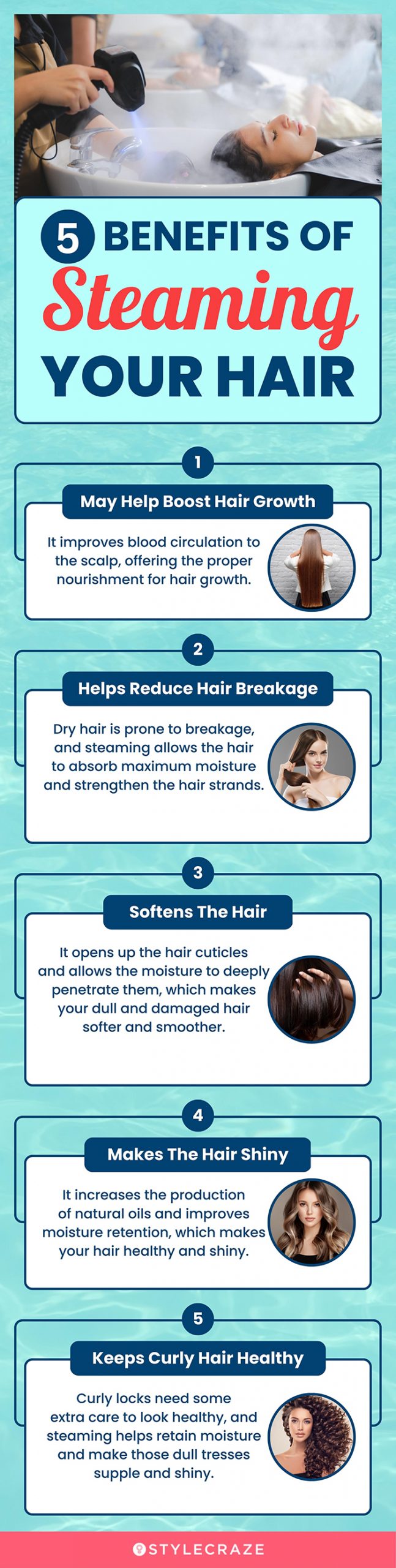 5 benefits of steaming your hair (infographic)