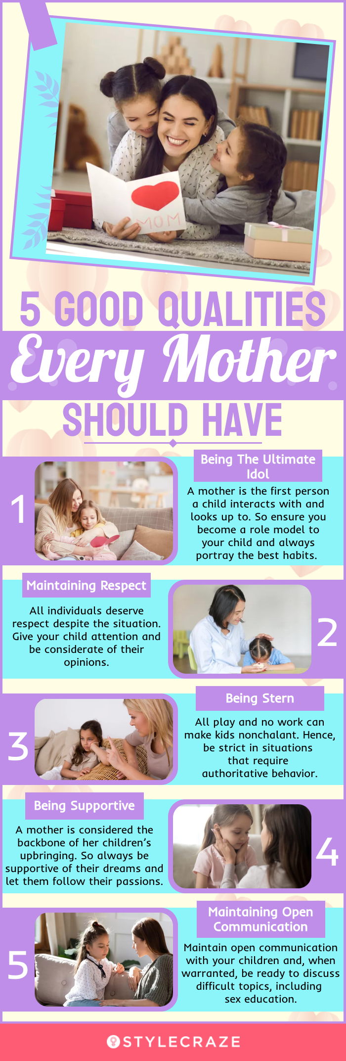 5 good qualities every mother should have (infographic)
