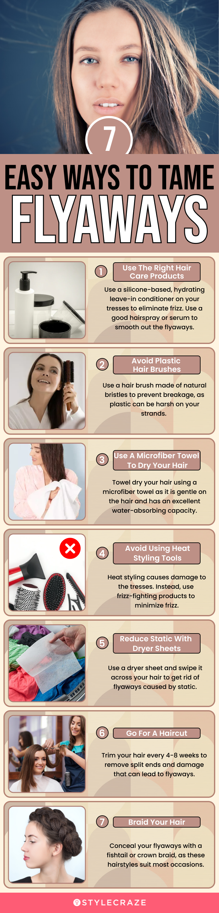 7 Best Tricks To Tame Flyaway Hair