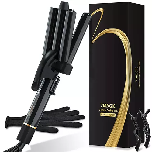 7Magic 3 Barrel Curling Iron