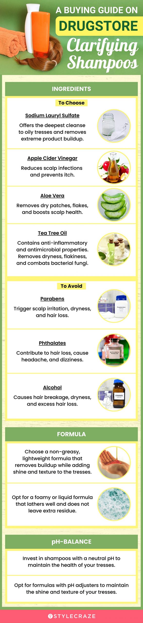 A Buying Guide On Drugstore Clarifying Shampoos (infographic)