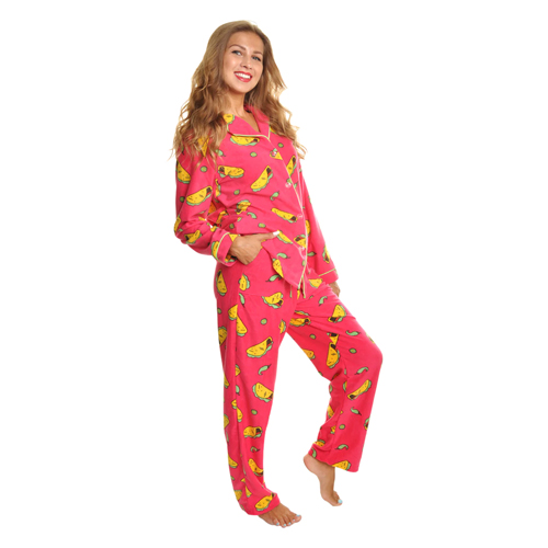 Angelina Women's Cozy Fleece Pajama Set