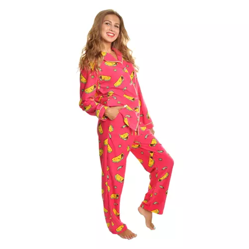 Angelina Women's Cozy Fleece Pajama Set