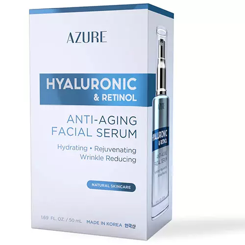 AZURE Hyaluronic Acid & Retinol Anti Aging Facial Serum