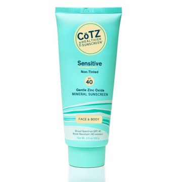COTZ Sensitive Non-Tinted Zinc Oxide Mineral Sunscreen