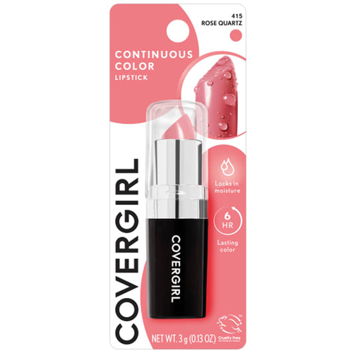 COVERGIRL Continuous Color Lipstick- Rose Quartz 415