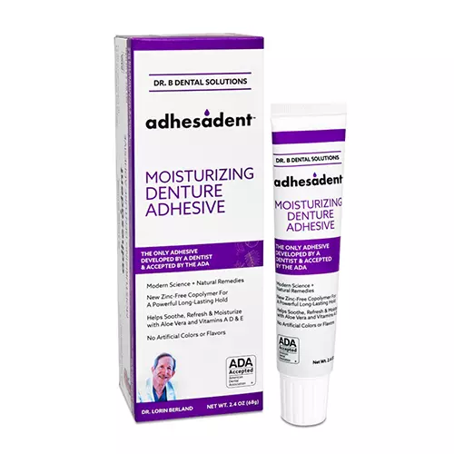 Dr. B Dental Solutions Adhesadent Moisturizing Denture Adhesive