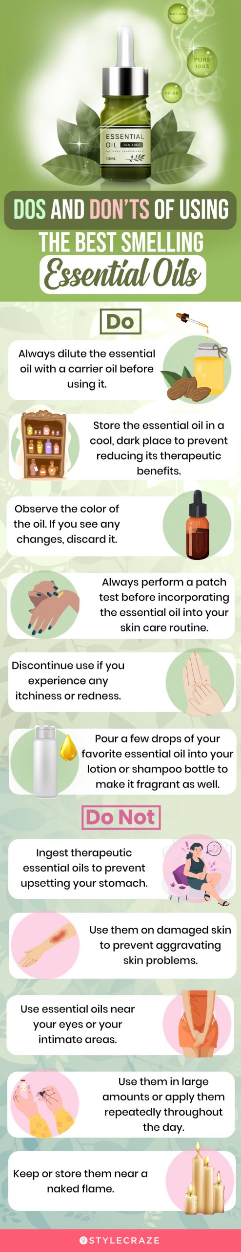 Dos And Don’ts Of Using The Best Smelling Essential Oils (infographic)