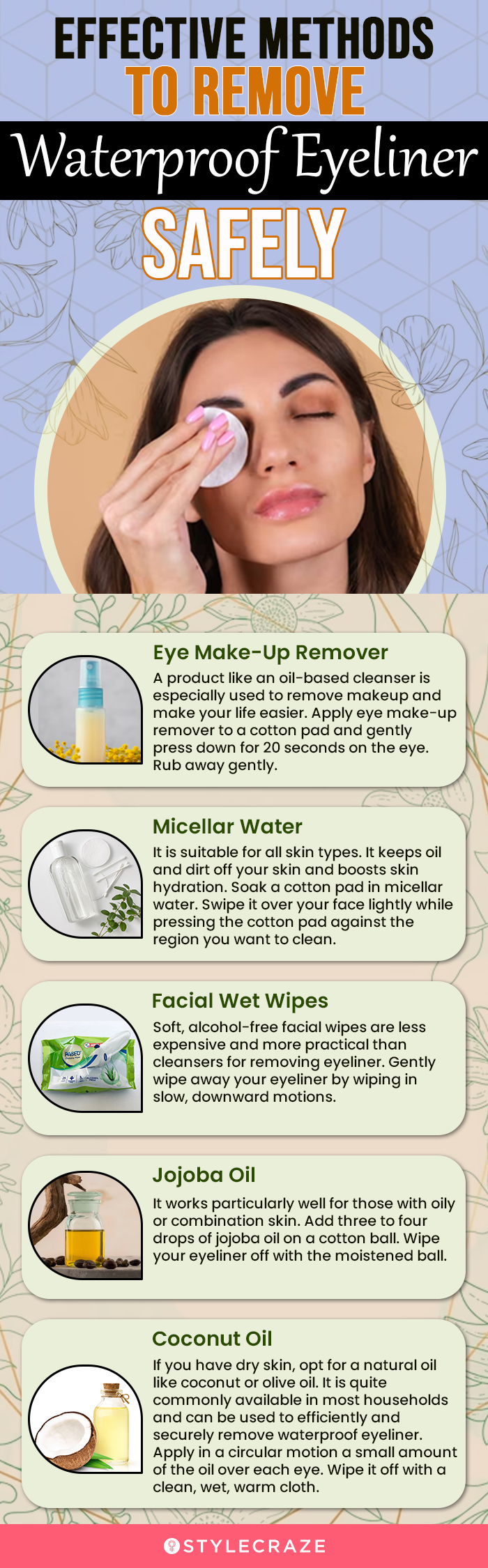 effective methods to remove waterproof eyeliner safely (infographic)
