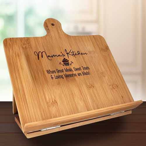 Grandma Recipe Cookbook Bamboo Holder