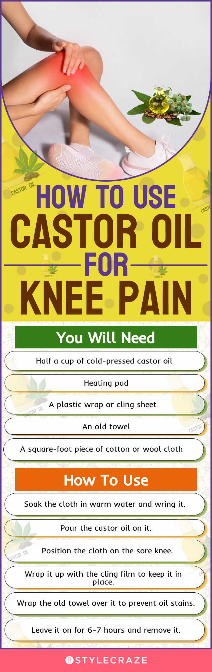 Which oil is best for knee pain?