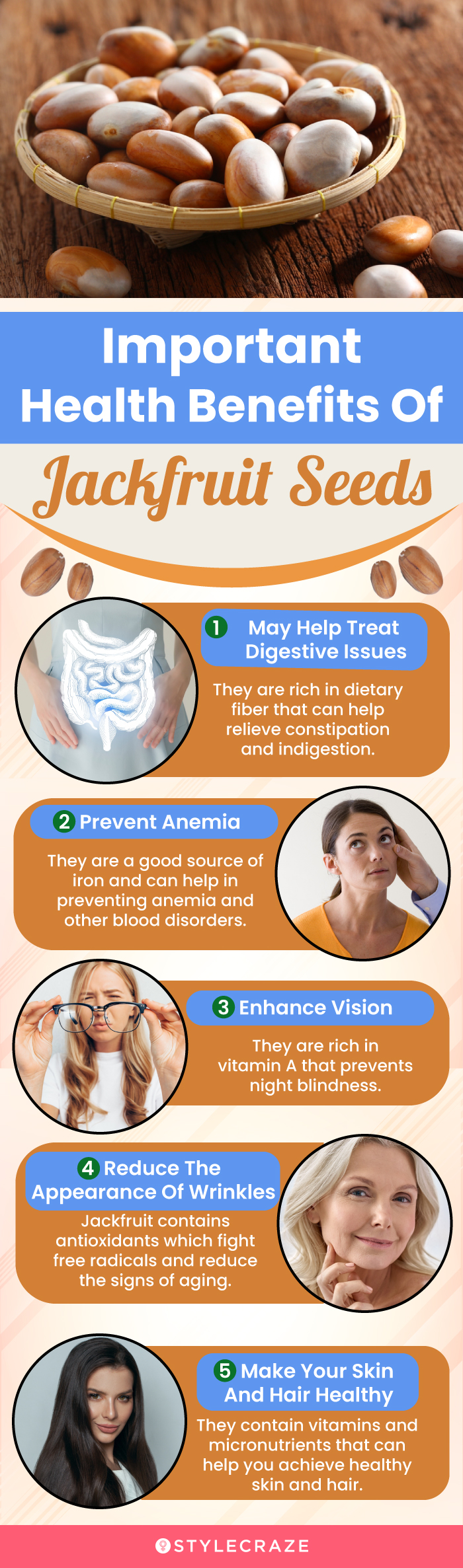 important health benefits of jackfruit seeds (infographic)