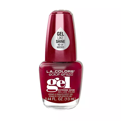 L.A. Colors Gel Shine Nail Polish - Red Carpet Ready