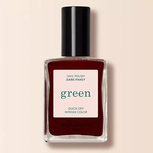 Manucurist Green Nail Polish- Dark Pansy Burgundy