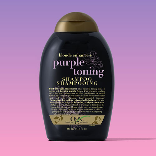 OGX Blonde Enhanced + Purple Toning Shampoo