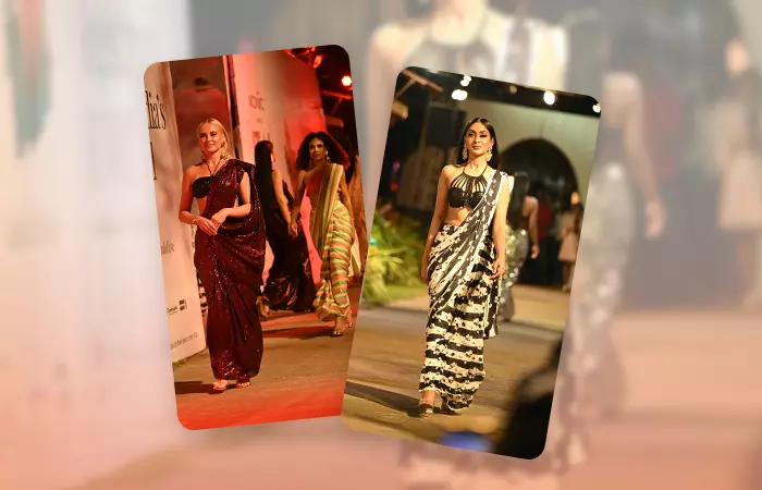 One mintue saree