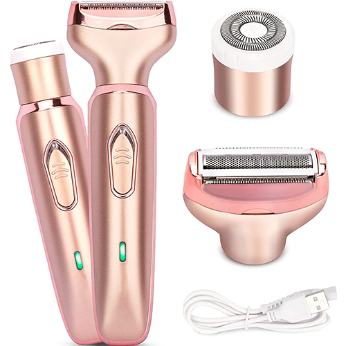 Profeir 2 in 1 Lady Shaver & Trimmer