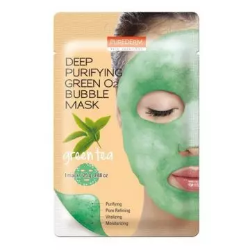 Purederm Deep Purifying Green O2 Bubble Mask