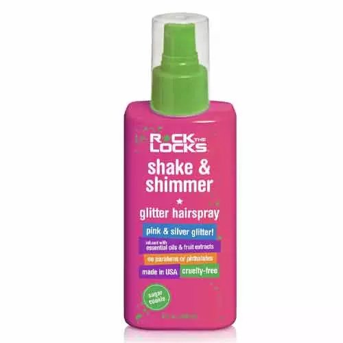 Rock the Locks Shake & Shimmer Glitter Hairspray