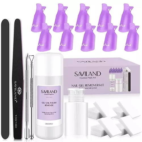 Saviland Gel Nail Polish Remover Kit