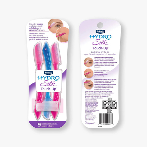Schick Hydro Silk Touch-Up Exfoliating Face & Eyebrow Razor