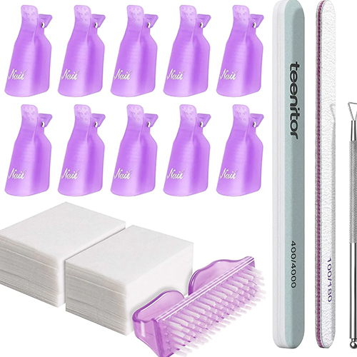 Teenitor Nail Lacquer Gel Removal Tool Kit