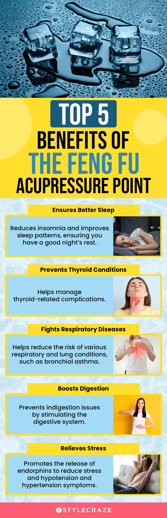 top 5 benefits of the feng fu acupressure point (infographic)