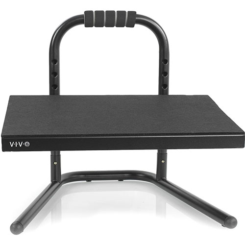 VIVO Black Adjustable Standing Foot Rest