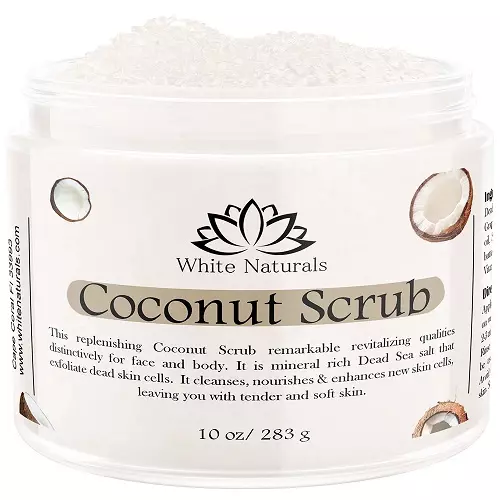 White Naturals Organic Coconut Milk Scrub