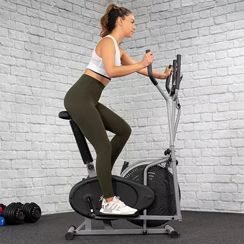 XtremepowerUS Elliptical Fan Bike Cross Trainer Machine