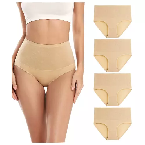 wirarpa High-Waisted Cotton Underwear