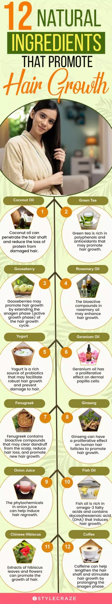 12 Natural Home Remedies For Hair Growth And Thickness