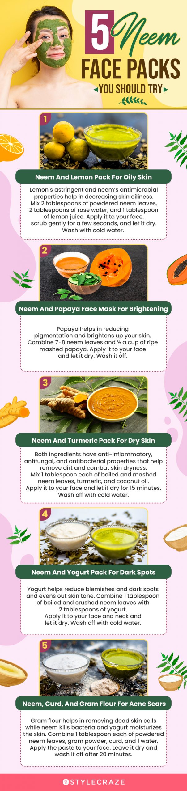 5 neem face packs you should try (infographic)