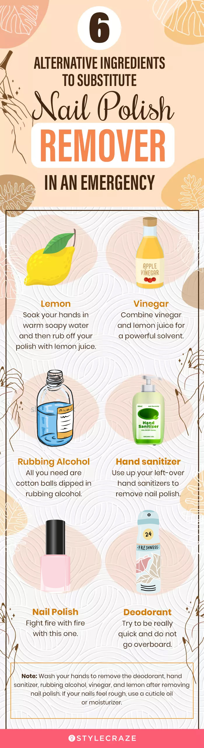 Diy Ideas for Nail Polish Removers Can Save You on an Unfortunate Day! How? Imagine You a  