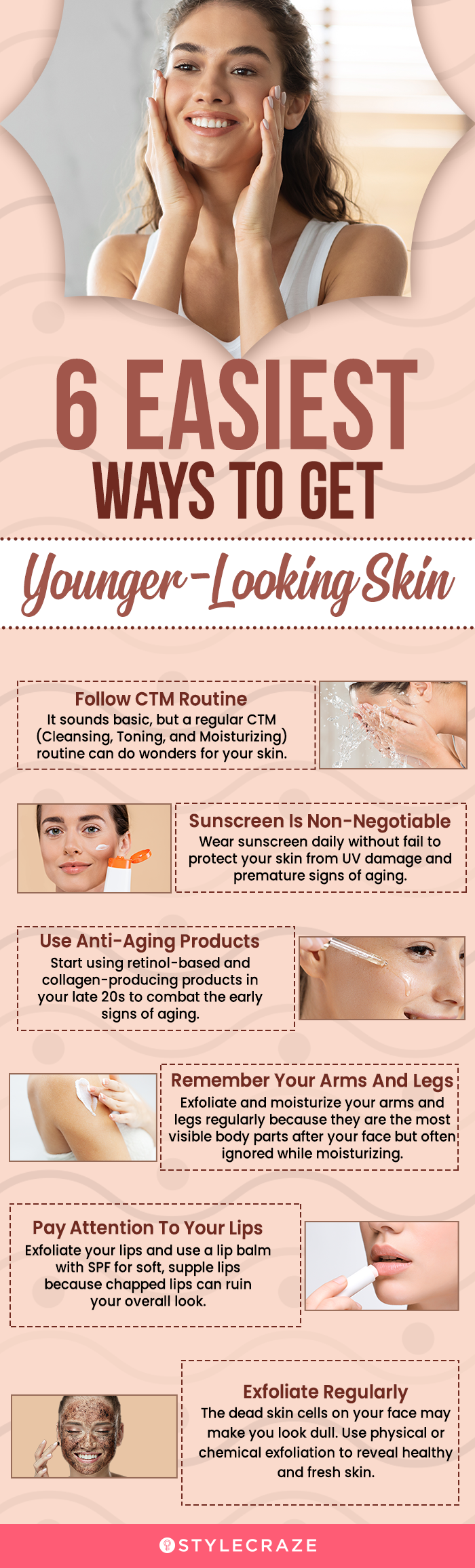 25 Simple Tips To Get Younger Looking Skin