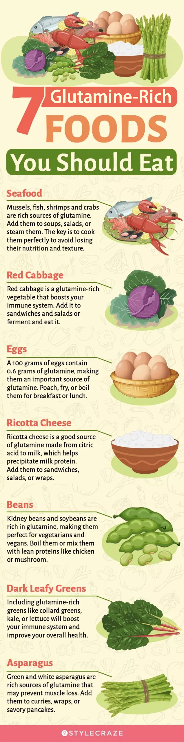 7 glutamine-rich foods you should eat (infographic)